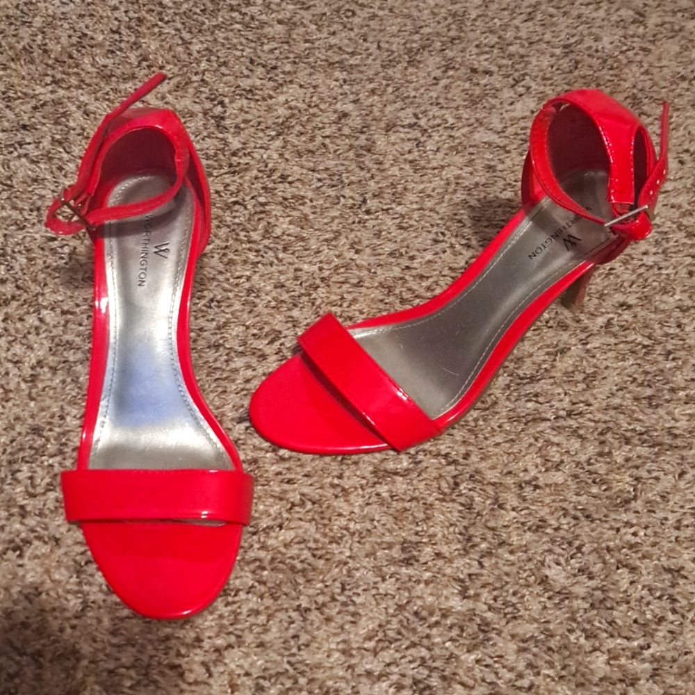 Red Worthington Heels